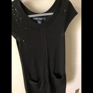 Black beaded tunic